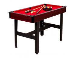 Detský biliardový stôl PLAYPOOL 122x61 RED
