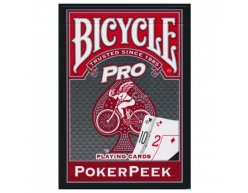Karty Bicycle Poker Peek Pro červené