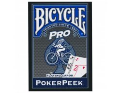 Karty Bicycle Poker Peek Pro modré