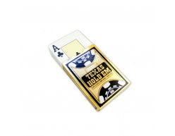 Pokrové karty GOLD RANGE 100% plastové, čierne