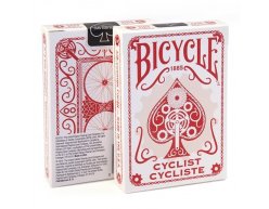 Karty Bicycle Cyclist červené