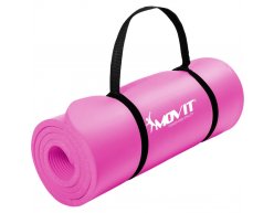 MOVIT® Gymnastická podložka ružová 183x60x1,0cm