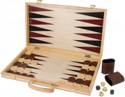 Sada hier Šach a Backgammon v kufríku 52x45cm