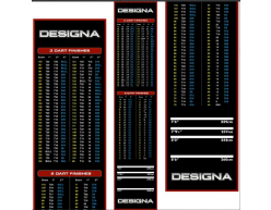 Gumový koberec Designa Checkout 290x60cm, červený