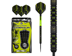 Šípky Winmau steel MvG Adrenalin 22g, 90% wolfram