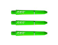 Násadky na šípky Winmau Pro Force zelené, krátke 3ks