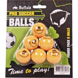 Lopty Buffalo Pro Soccer Oranžová 6ks