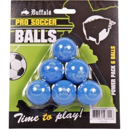 Lopty Buffalo Pro Soccer Modrá 6ks