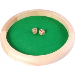 Podnos na kocky Dice Tray 29cm + 2 kocky
