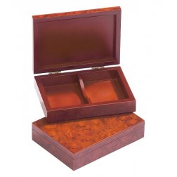 Drevený box na karty Philos 15.3x11.2cm
