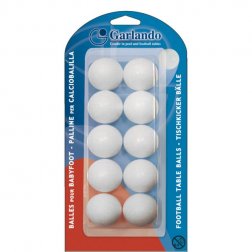 LOPTY pre stolný futbal 10ks BIELA 34mm