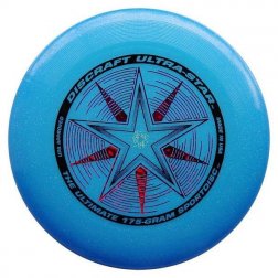 Frisbee Discraft Ultra Star Modrá Sparkle 175g