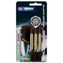 Šípkový set steel Winmau Broadside Classic Brass 22g