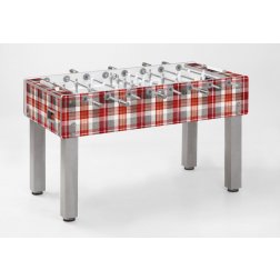 Stolný futbal GARLANDO Exclusive Tartan Warm Red