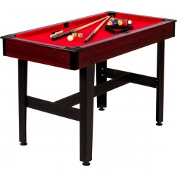 Detský biliardový stôl PLAYPOOL 122x61 RED