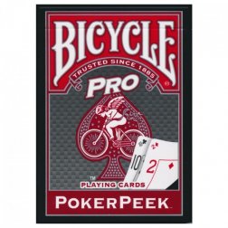 Karty Bicycle Poker Peek Pro červené