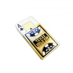 Pokrové karty GOLD RANGE 100% plastové, čierne