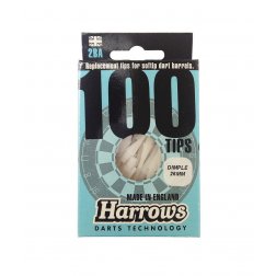 Hroty na šípky soft Harrows Dimple 2BA biele 100 ks/bal