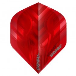 Letky na šípky Winmau Zeta standard červené 3ks
