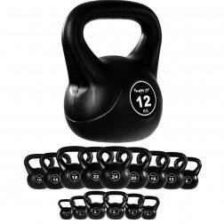 MOVIT® 12kg Kettlebell činka čierna