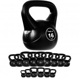 MOVIT® 16kg Kettlebell činka čierna