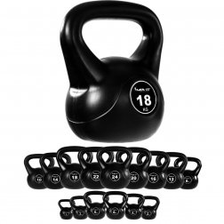 MOVIT® 18kg Kettlebell činka čierna