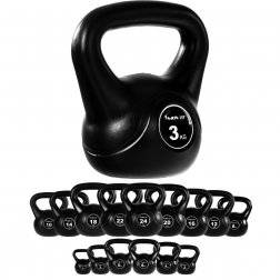MOVIT® 3kg Kettlebell činka čierna