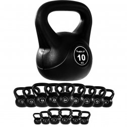 MOVIT® 10kg Kettlebell činka čierna