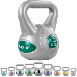 MOVIT® 10kg Kettlebell činka sivá/petrol