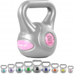 MOVIT® 2kg Kettlebell činka sivá/ružová