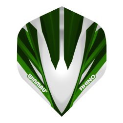 Letky na šípky Winmau hrubé RHINO zelené 3ks