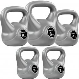 MOVIT® Sparset Kettlebell činky sivé 23 kg
