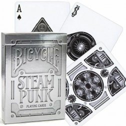 Pokrové karty Bicycle Premium Silver Steampunk