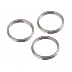 Kovové prstene TARGET Pro grip titanium strieborné