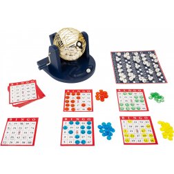 Bingo hrací set s losovacím bubnom 24x20cm