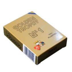 Pokrové karty Modiano GOLDEN TROPHY 100% plastové modré