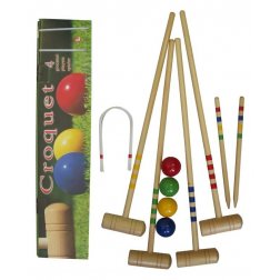 Garden kroket set pre 4 hráčov