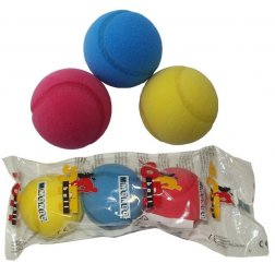 Penové loptičky na soft tenis, 3 ks