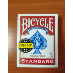 Karty Bicycle Double Back červená/červená