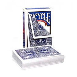 Karty Bicycle Double Back modrá/modrá