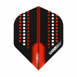 Letky na šípky Winmau Prism Alpha čierne/červené