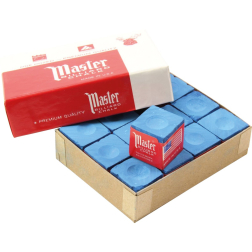 Master billiard krieda sky blue 12pcs