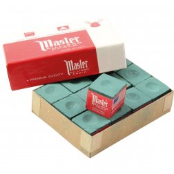 Kriedy na biliard Master forest green 12ks