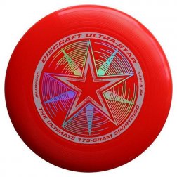 Frisbee Discraft Ultra Star Červená Dark 175g