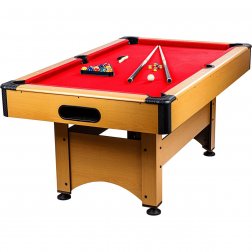 Biliardový stôl ARIZONA WOOD / RED 6ft - s príslušenstvom
