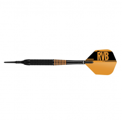 Šípky Target soft 19g Raymond van Barneveld mosadz, RVB čierne