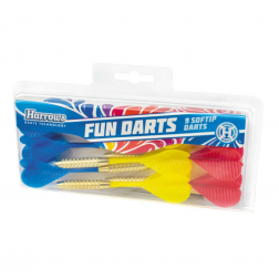 Šípky Harrows soft Darts Fun 14g 9ks/set brass