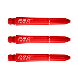Násadky na šípky Winmau Pro Force červené, krátke 3ks