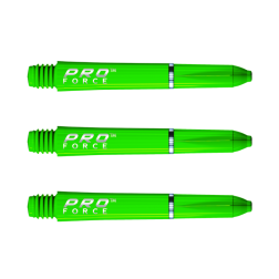 Násadky na šípky Winmau Pro Force zelené, krátke 3ks