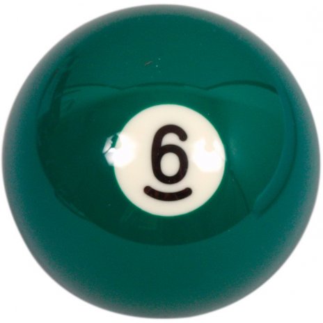 Biliardová guľa Aramith č.6 veľkosť 57.2mm 